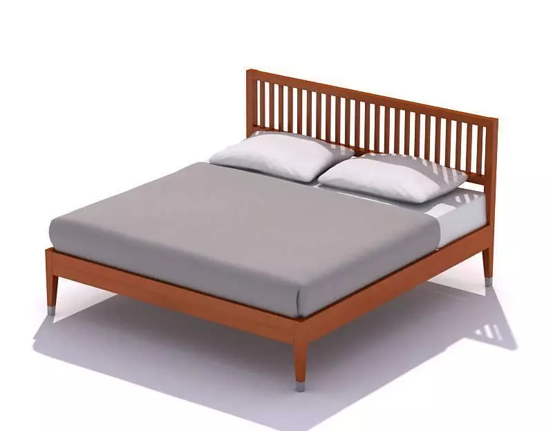 Simpe Bed 3D model