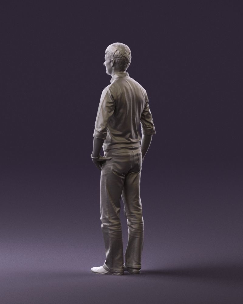 Man in green jeans 0747 3D model_22