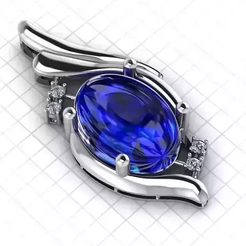pendant sapphire