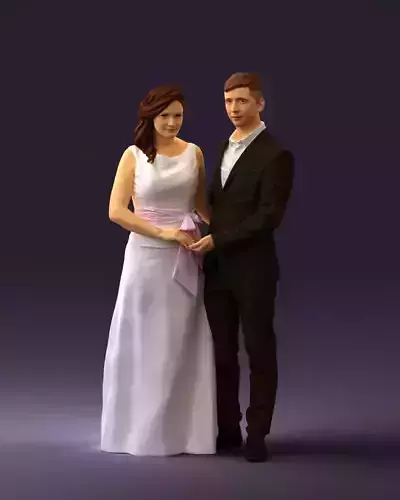 Man and woman in dress 0778