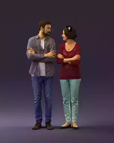 Man and woman with ushki 0789