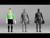 000318 Soccer Goalkeeper with Ball 1114 3D model_1