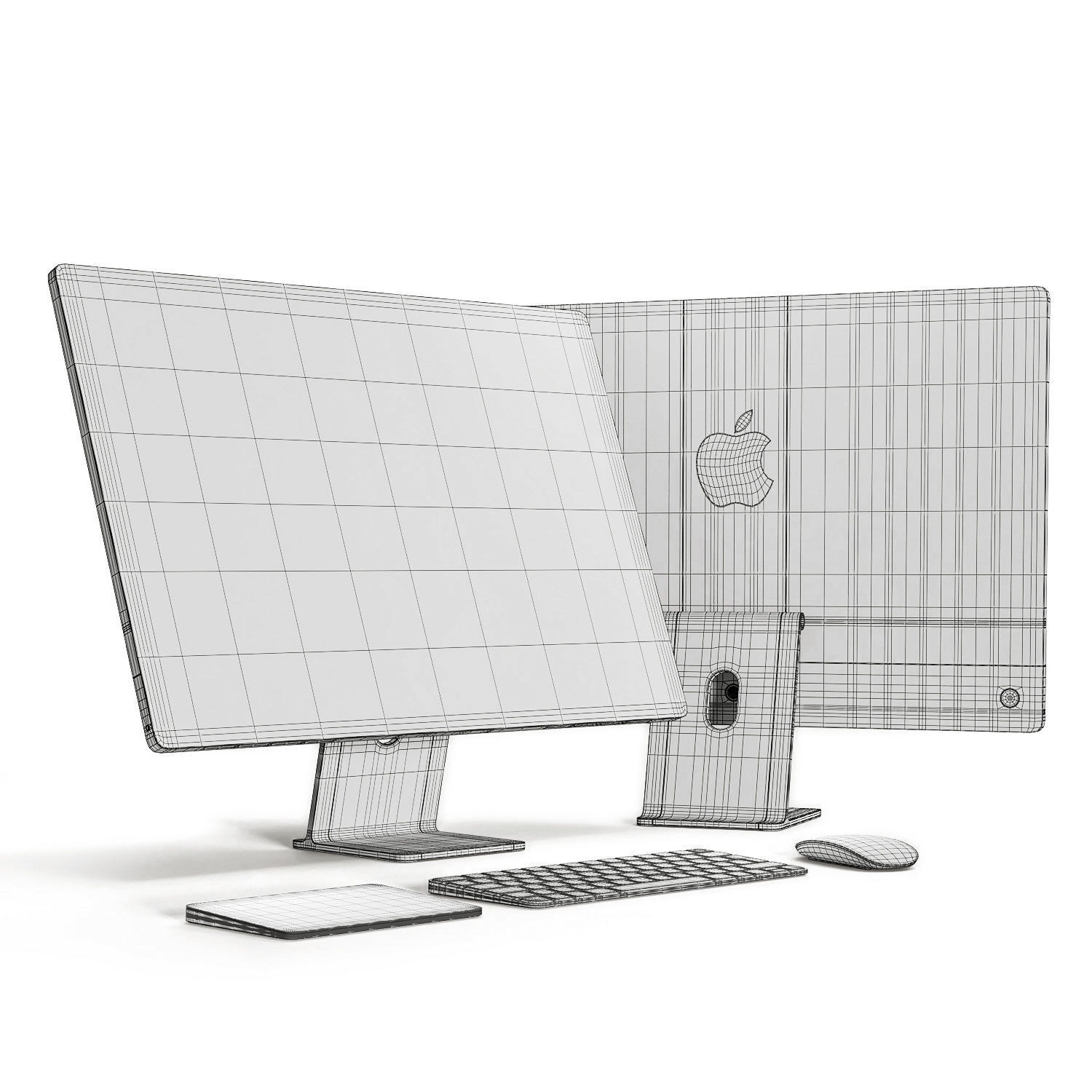 Imac 2021 3D model_6