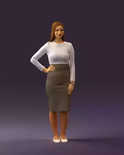Woman in office style look 0546