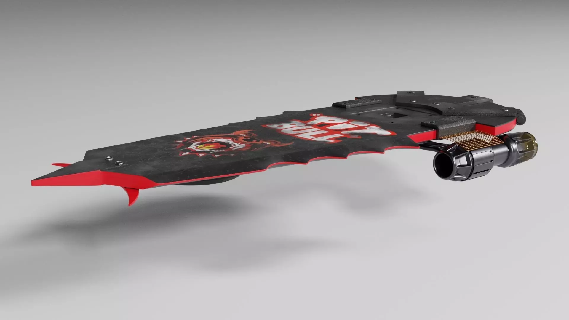 Griff Tannens Pitbull Hoverboard 3D model_0
