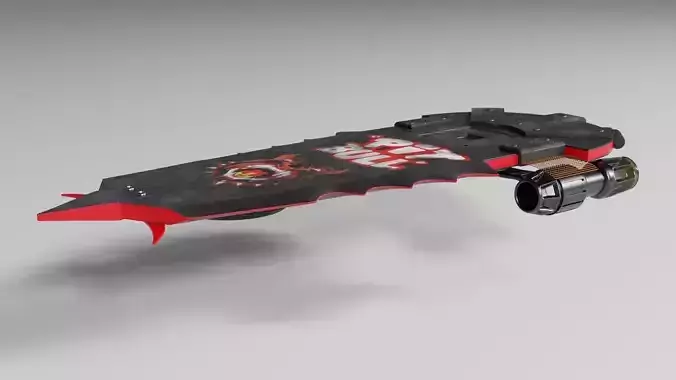 Griff Tannens Pitbull Hoverboard 3D model