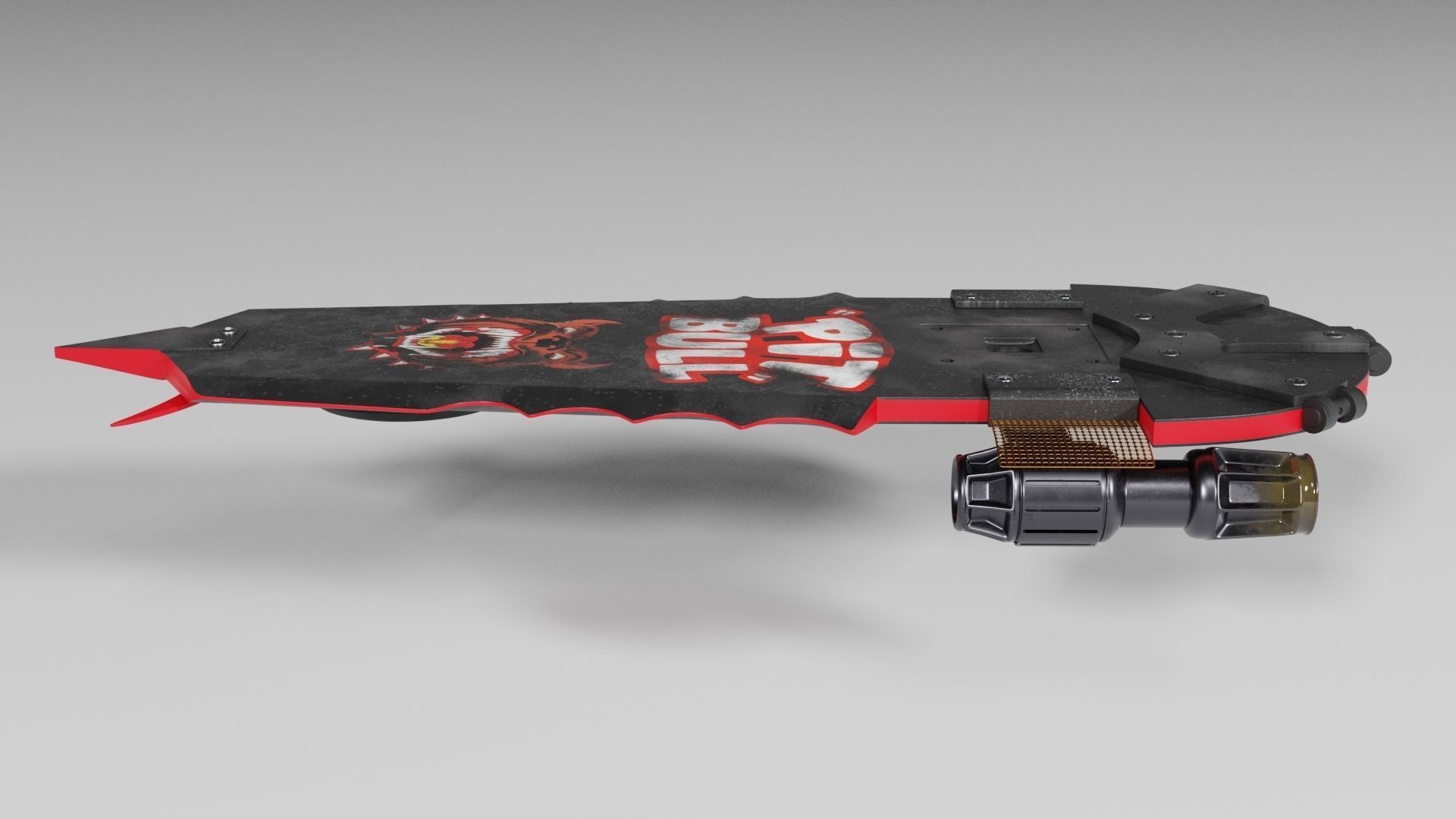 Griff Tannens Pitbull Hoverboard 3D model_1