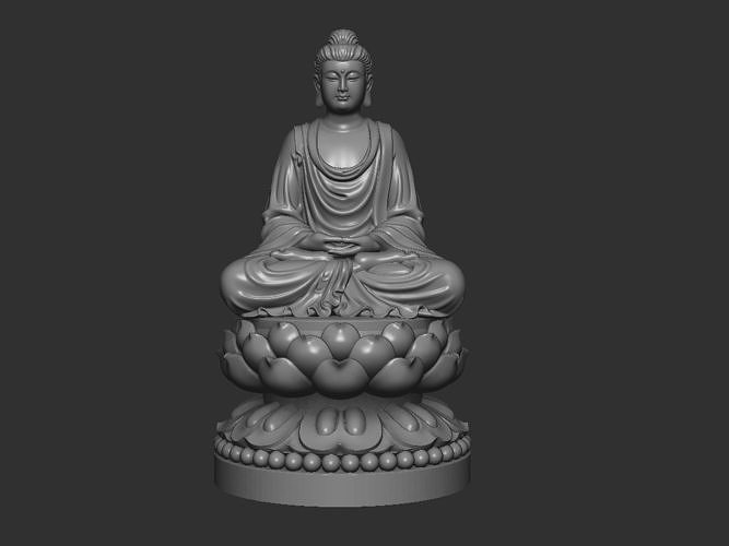 BUDDHA statue 3D model