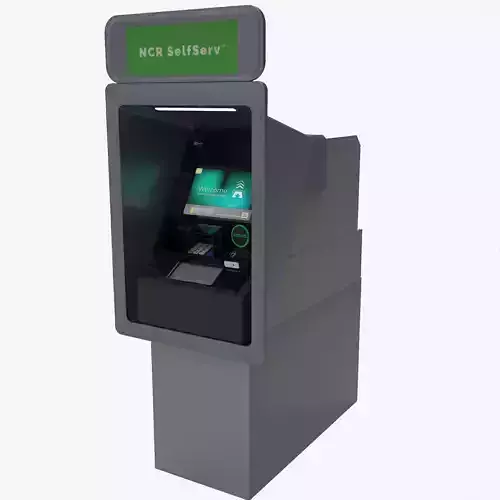 NCR SelfServ 83 atm s83 Cash Recycling Automated Teller Machine 3D model