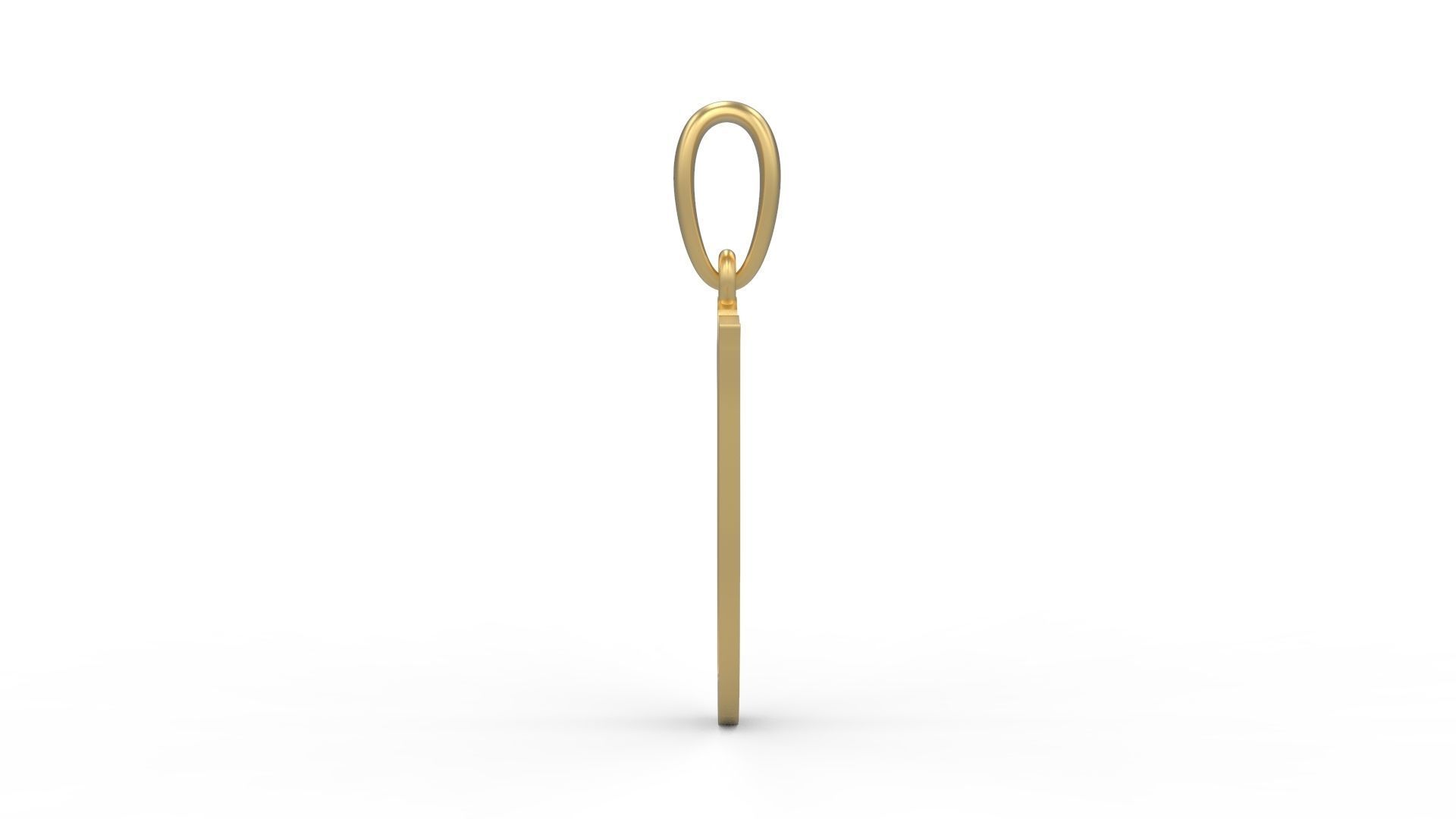 Initial Letters Pendant HalloWitch U 3D print model_2