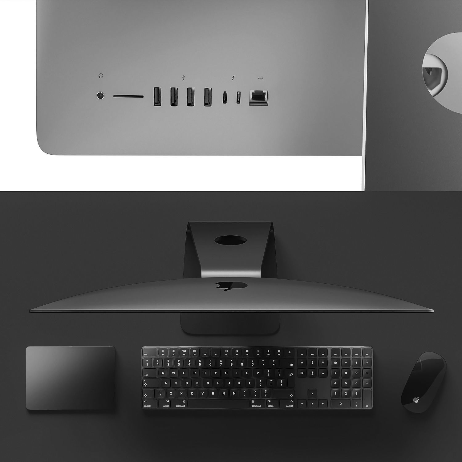 Apple Imac 21 and Imac 27 Pro 3D model_5