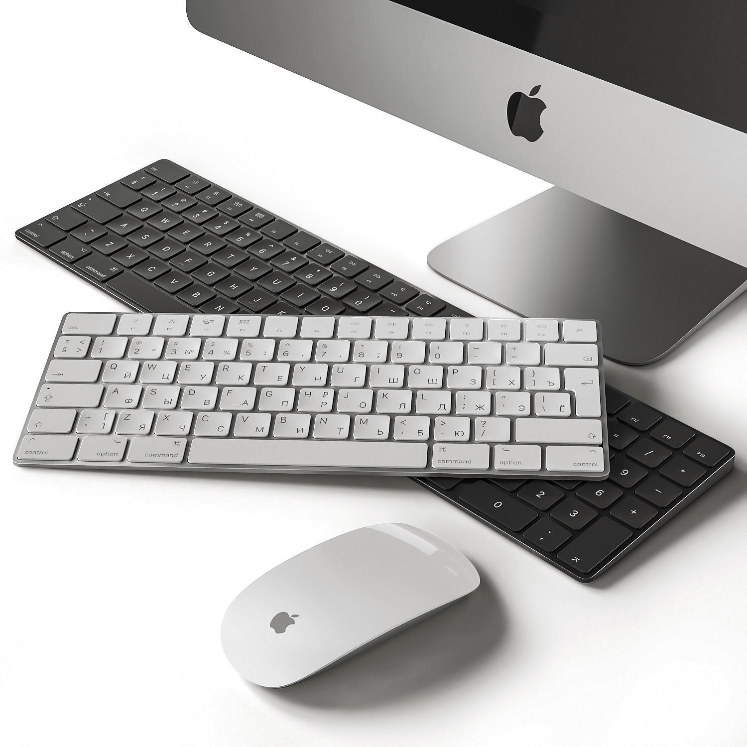 Apple Imac 21 and Imac 27 Pro 3D model_3