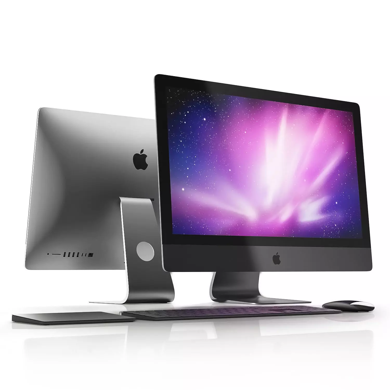 Apple Imac 21 and Imac 27 Pro 3D model_0