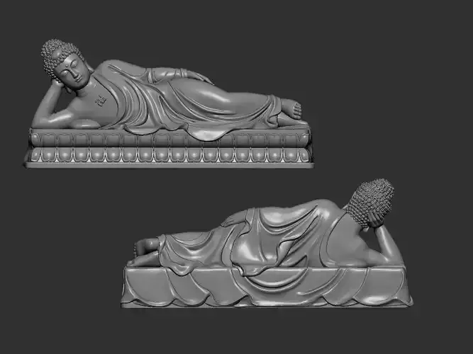 BUDDHA statue 3D model