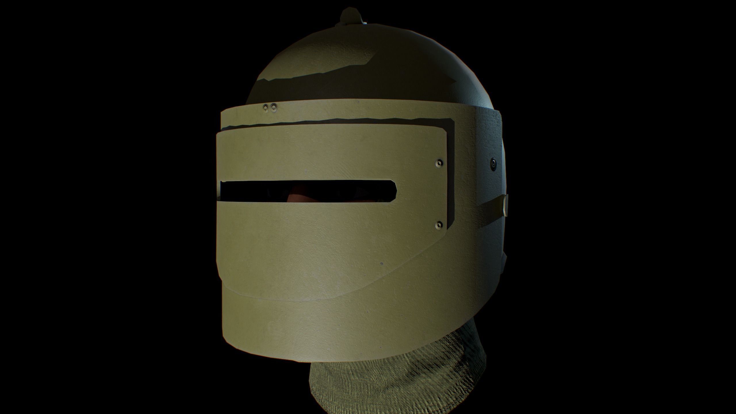 Heavy helmet Maska-1SCH Low-poly 3D model_11