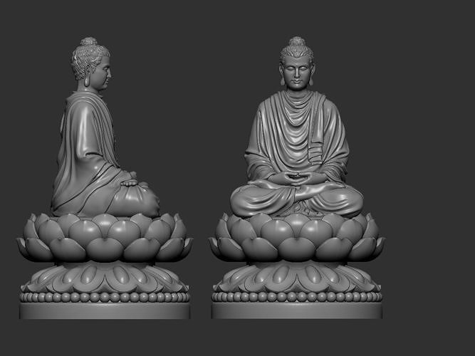BUDDHA statues 3D model