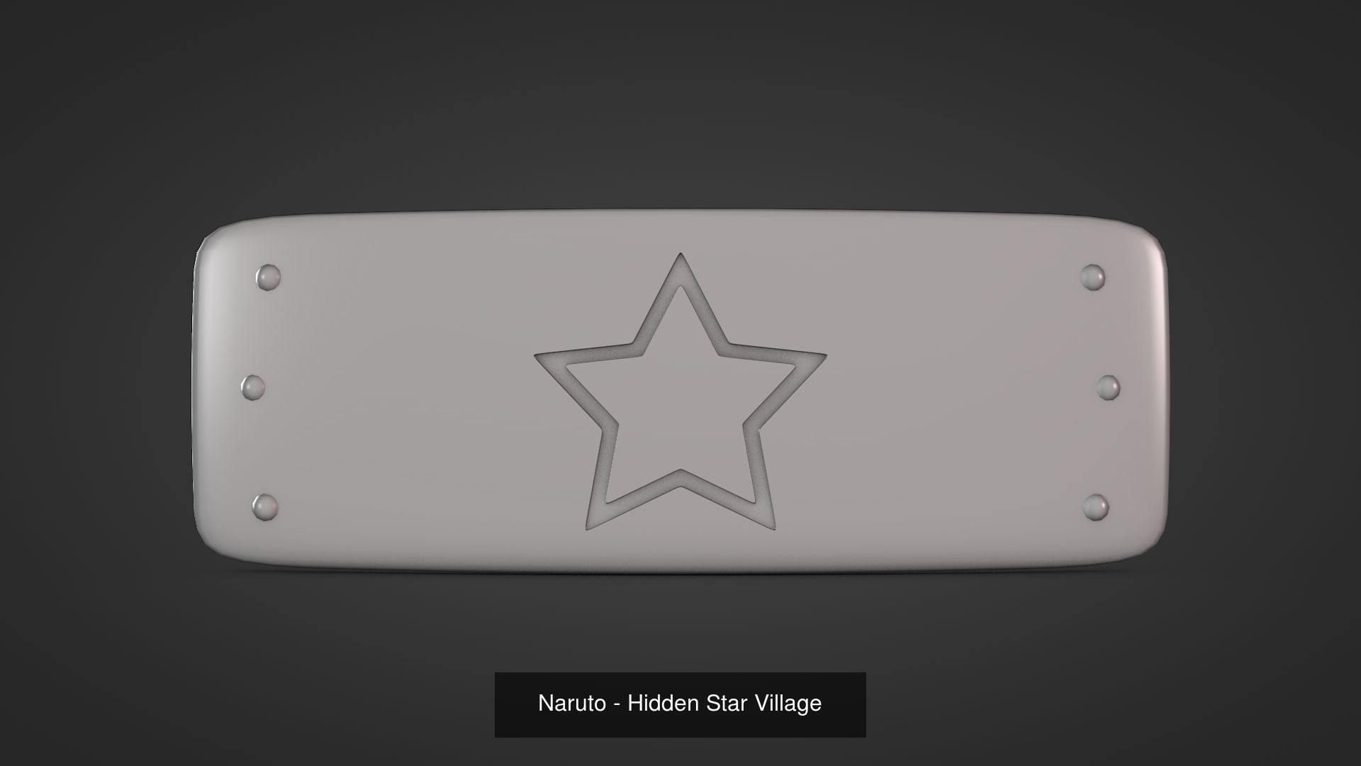 Naruto - Headbands 3D Model Collection_12