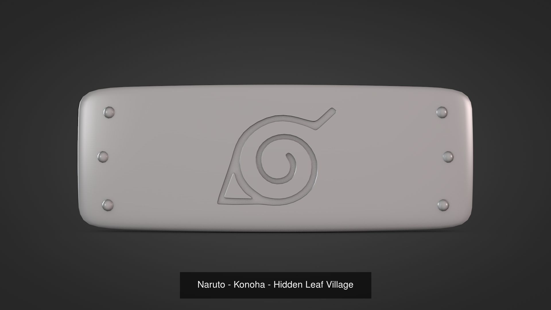 Naruto - Headbands 3D Model Collection_3