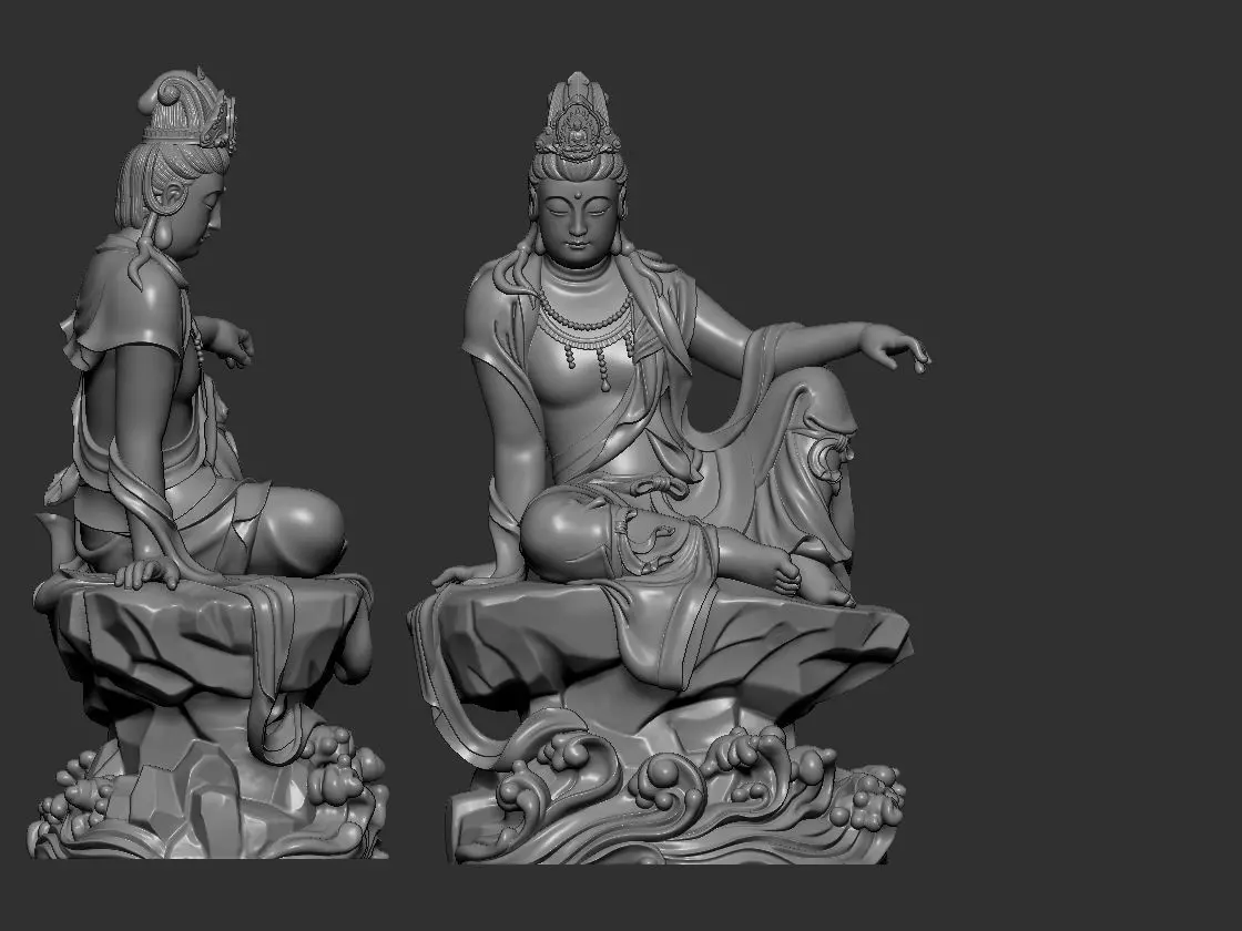 Bodhisattva Avalokitesvara 3D model_0