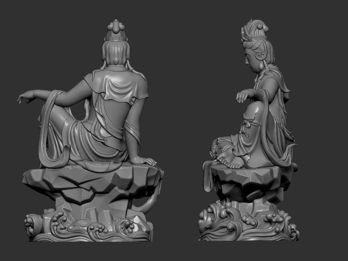 Bodhisattva Avalokitesvara 3D model_1