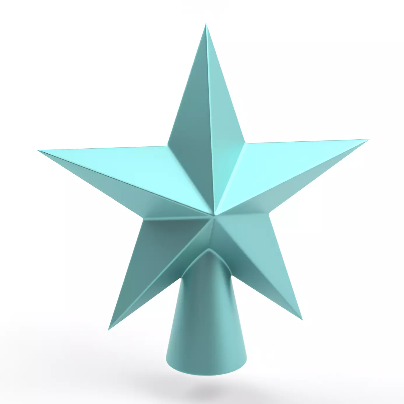 Christmas Tree Top Star Festive DIY Holiday Decor 3D print model_0