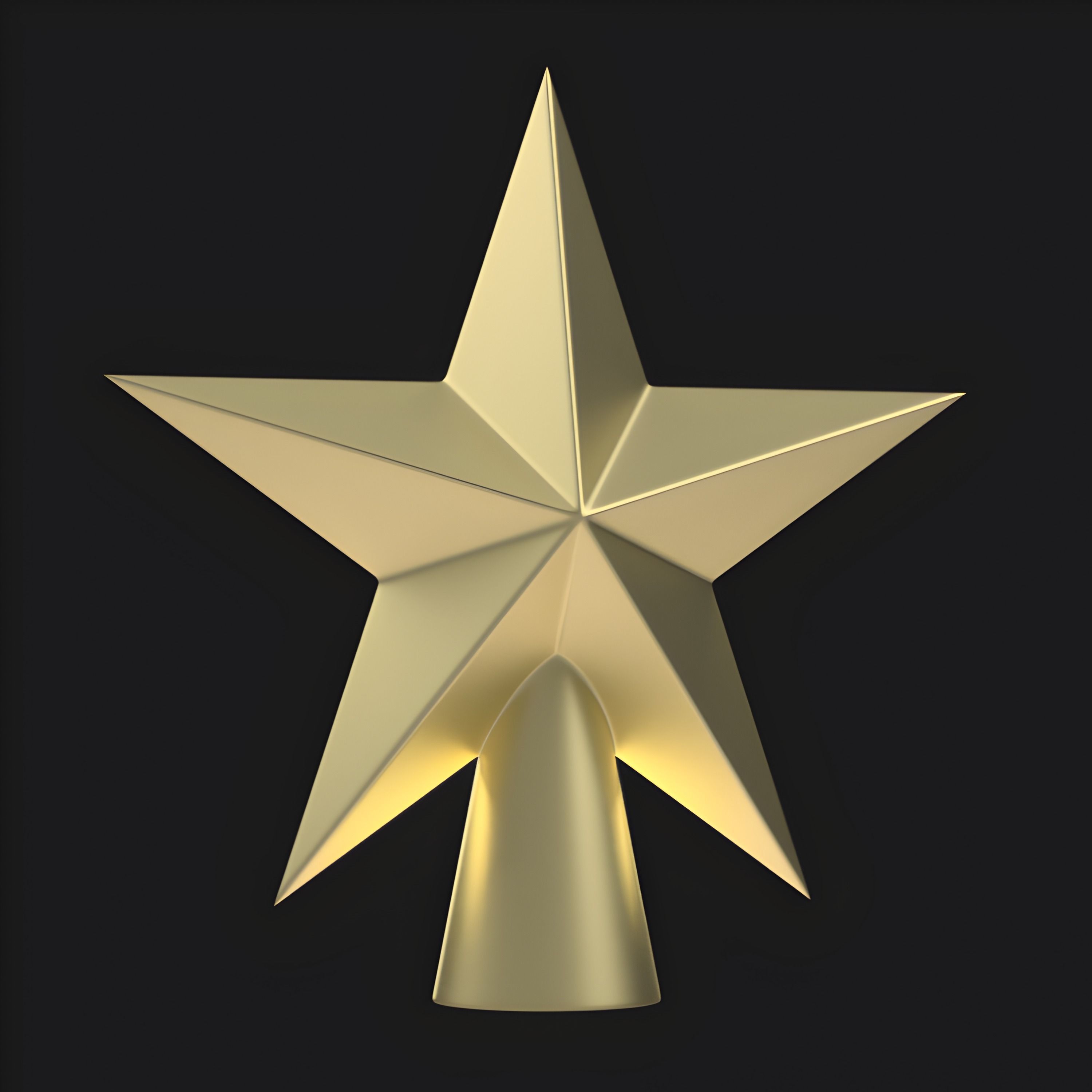 Christmas Tree Top Star Festive DIY Holiday Decor 3D print model_1