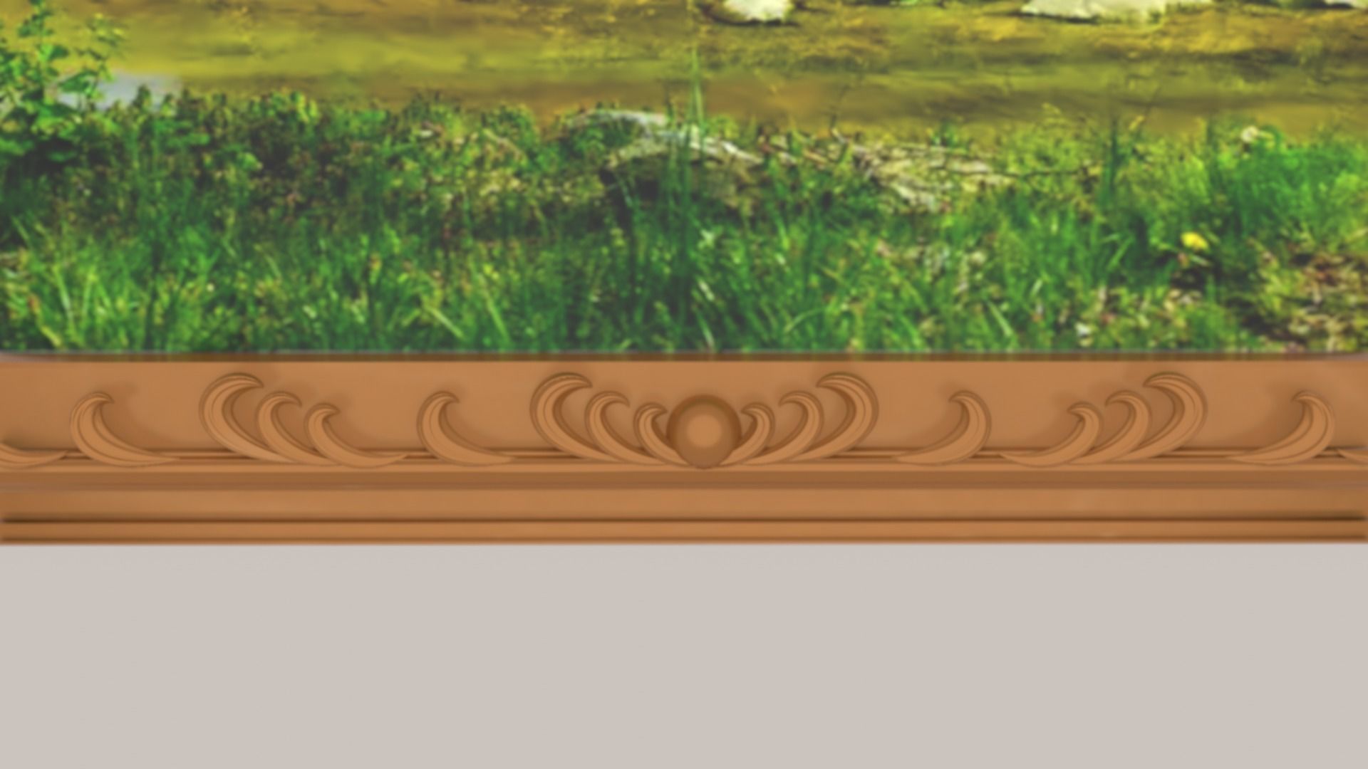 Framed painting Forest 3D model_7