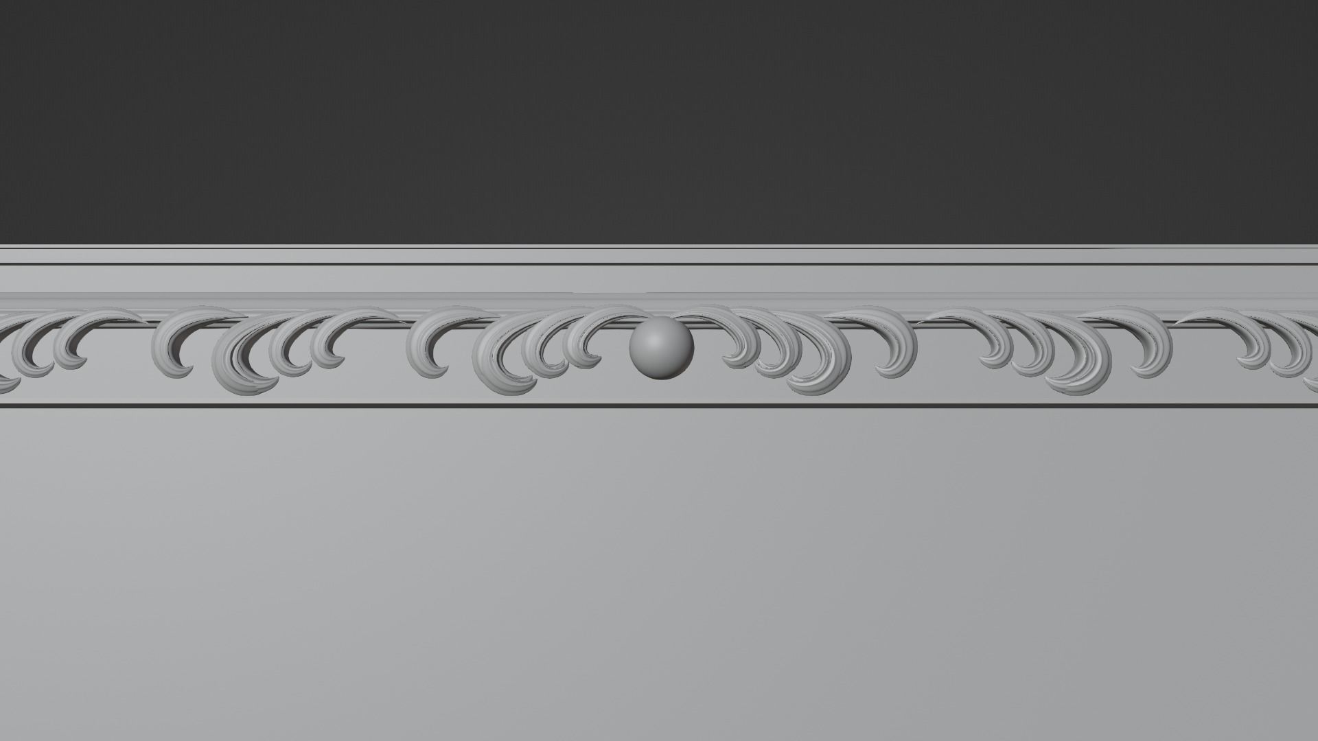 Framed painting Forest 3D model_4