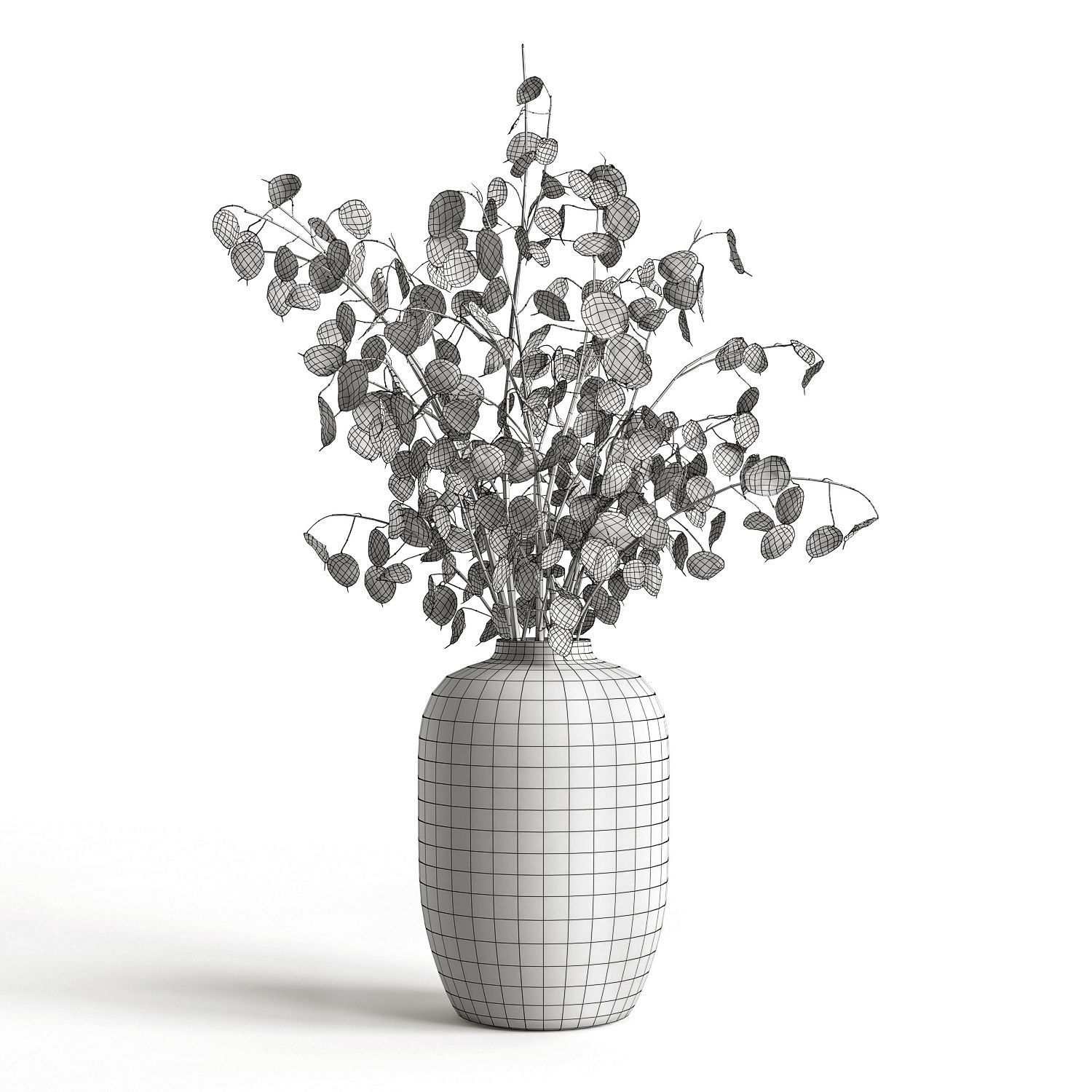 A bouquet of lunaria 2 3D model_6