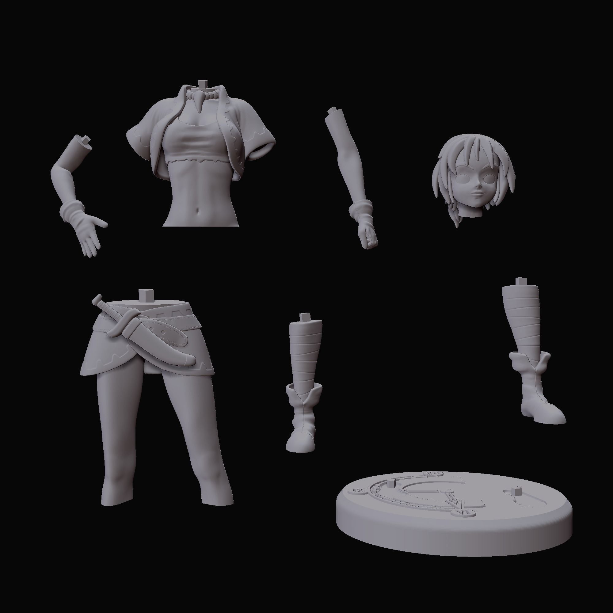 Kid - Chrono Cross 3D print model_3