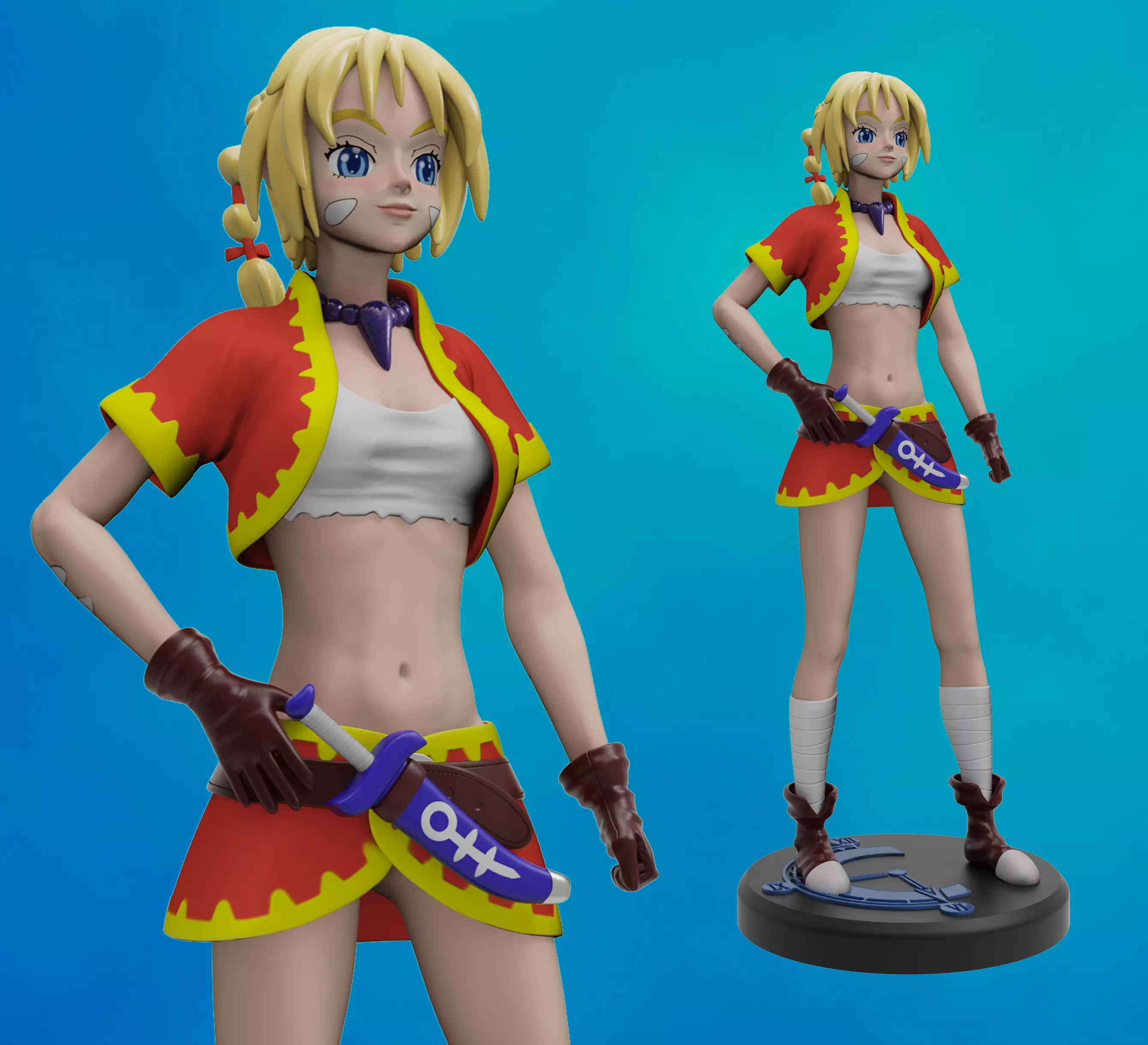 Kid - Chrono Cross 3D print model_0