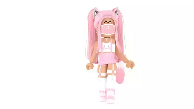 Ncteague kawaii doll Free 3D model