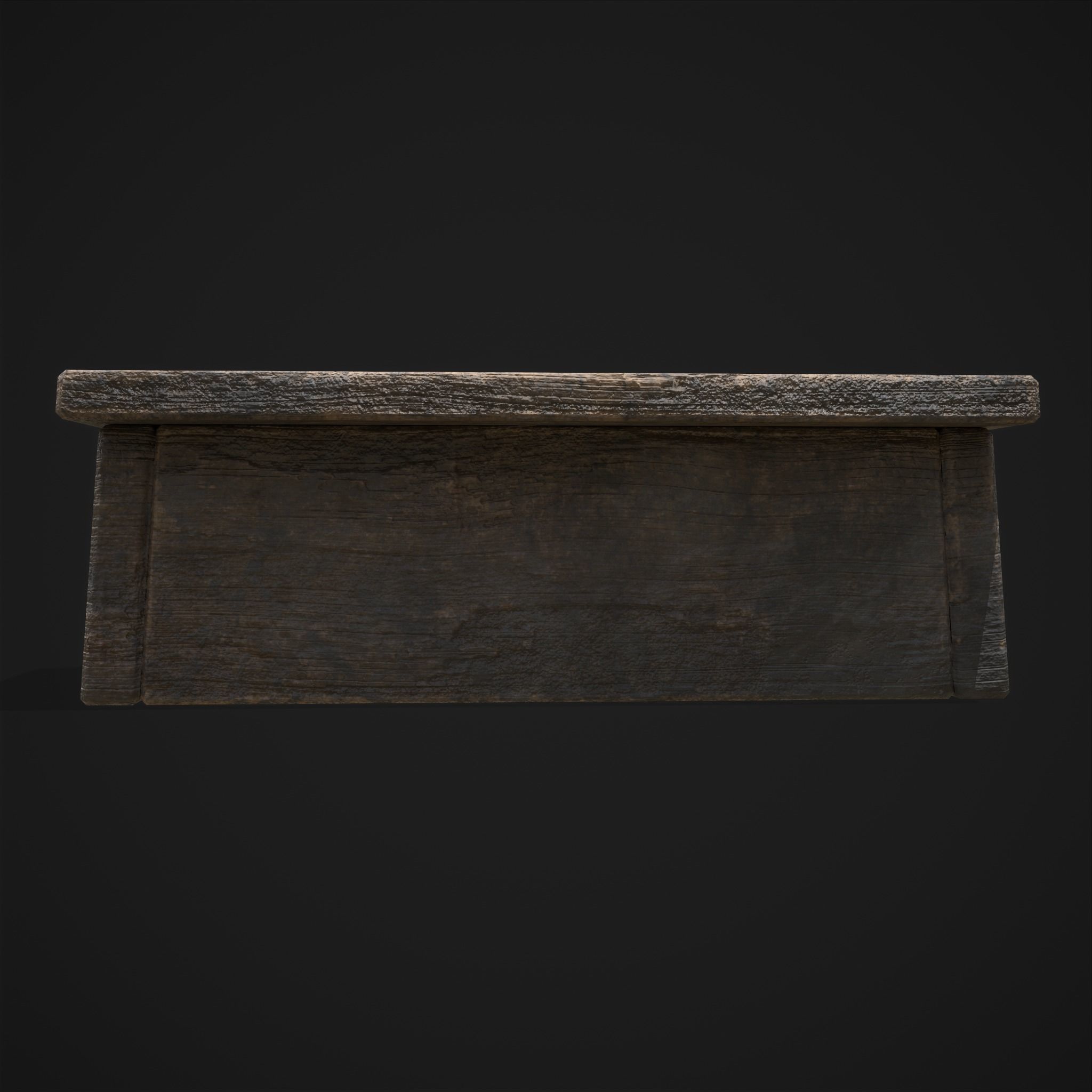 Medieval Cooking Fire Pit Low-poly 3D model_7