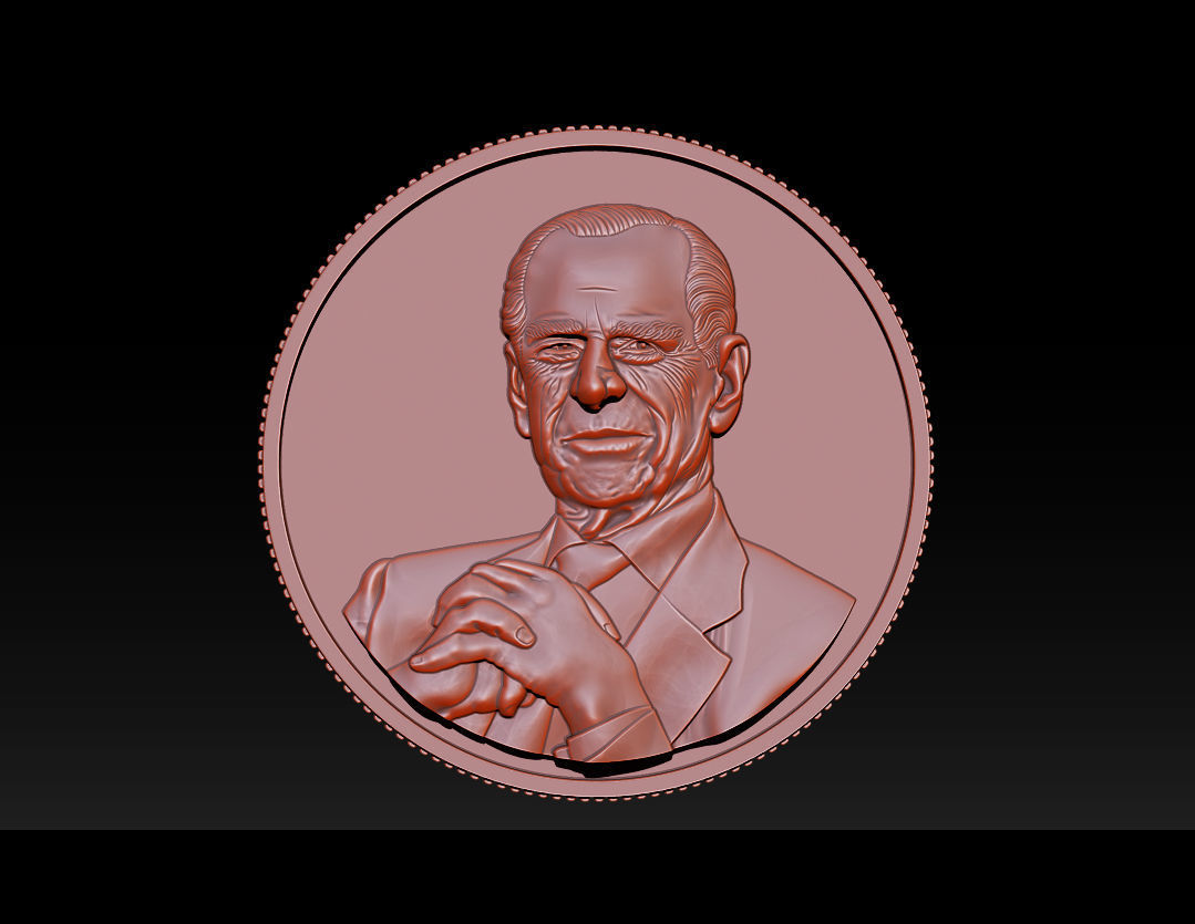 Collection 1 to 6 bronze medallion with knight 3D print model_41