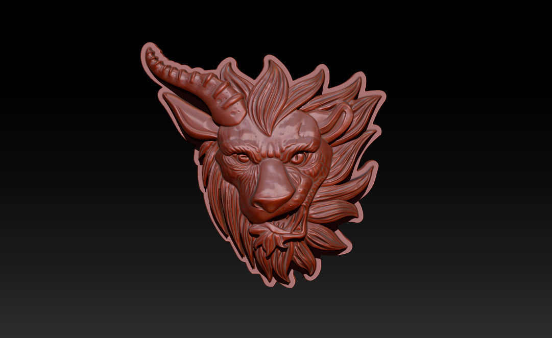 Collection 1 to 6 bronze medallion with knight 3D print model_6