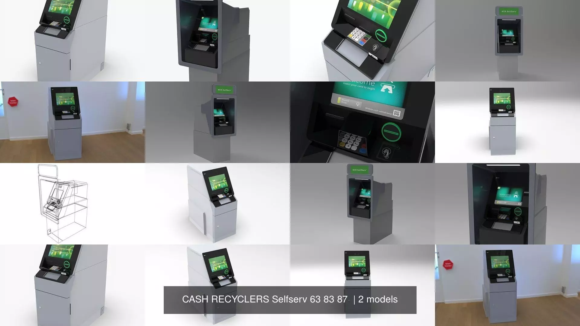 CASH RECYCLERS Selfserv 63 83 87  3D Model Collection_0