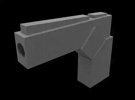 simple low poly pistol Free low-poly 3D model
