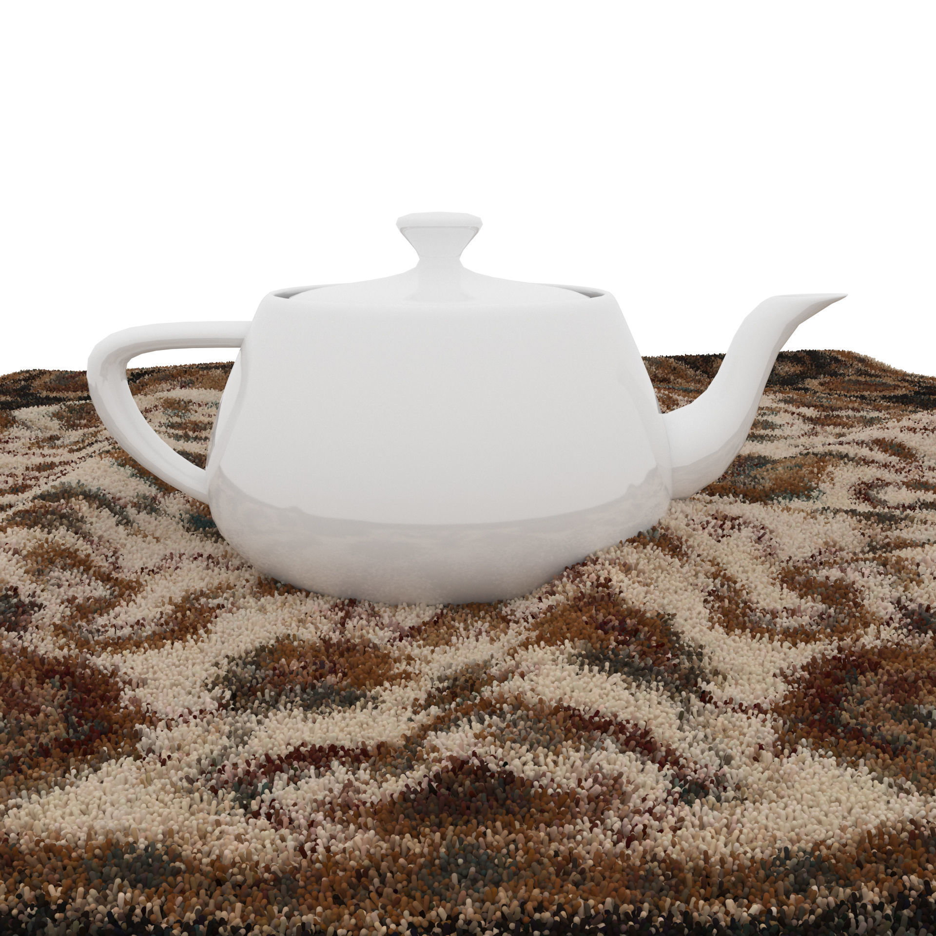 Rugs No 526 Low-poly 3D model_8