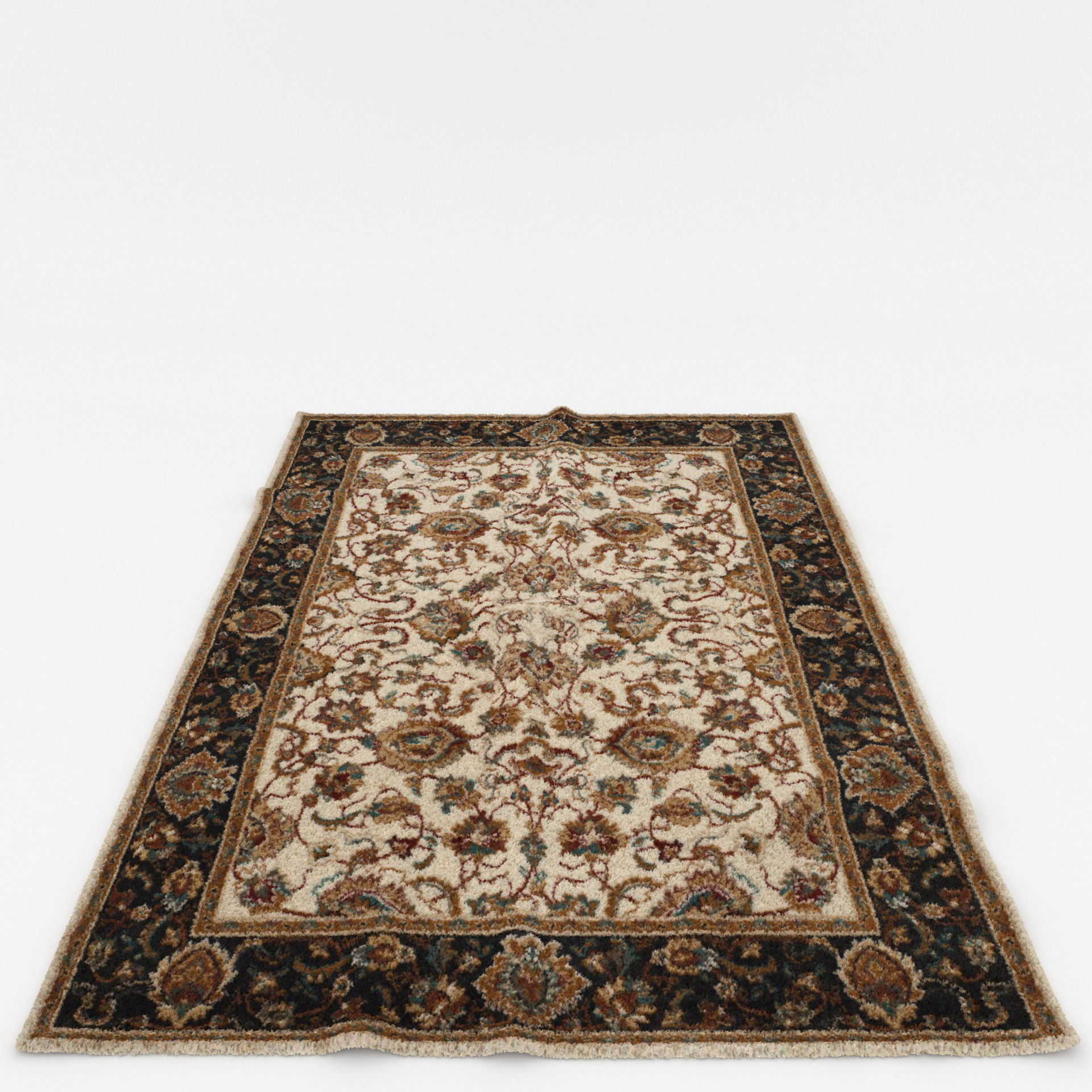 Rugs No 526 Low-poly 3D model_9