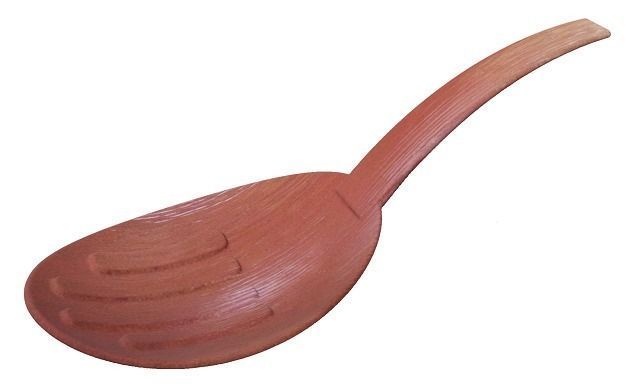 Wooden Rice Spoon Low-poly 3D model_1
