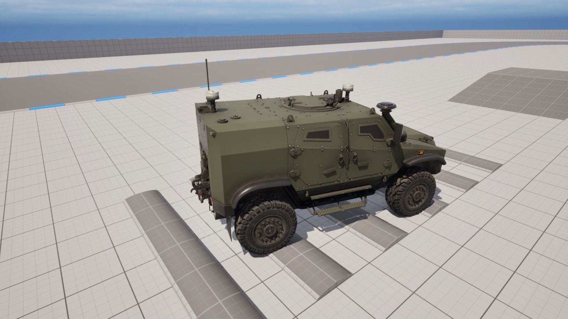 Zetor Gerlach 4x4 ATV Low-poly 3D model_65