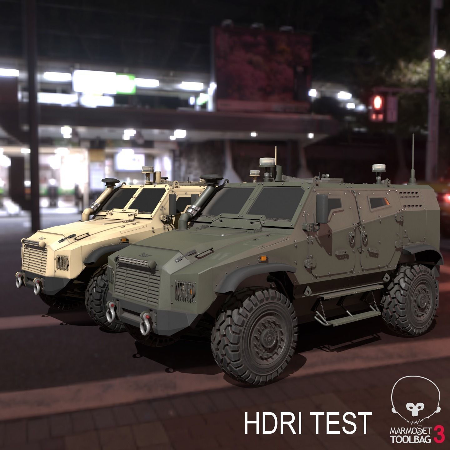 Zetor Gerlach 4x4 ATV Low-poly 3D model_6