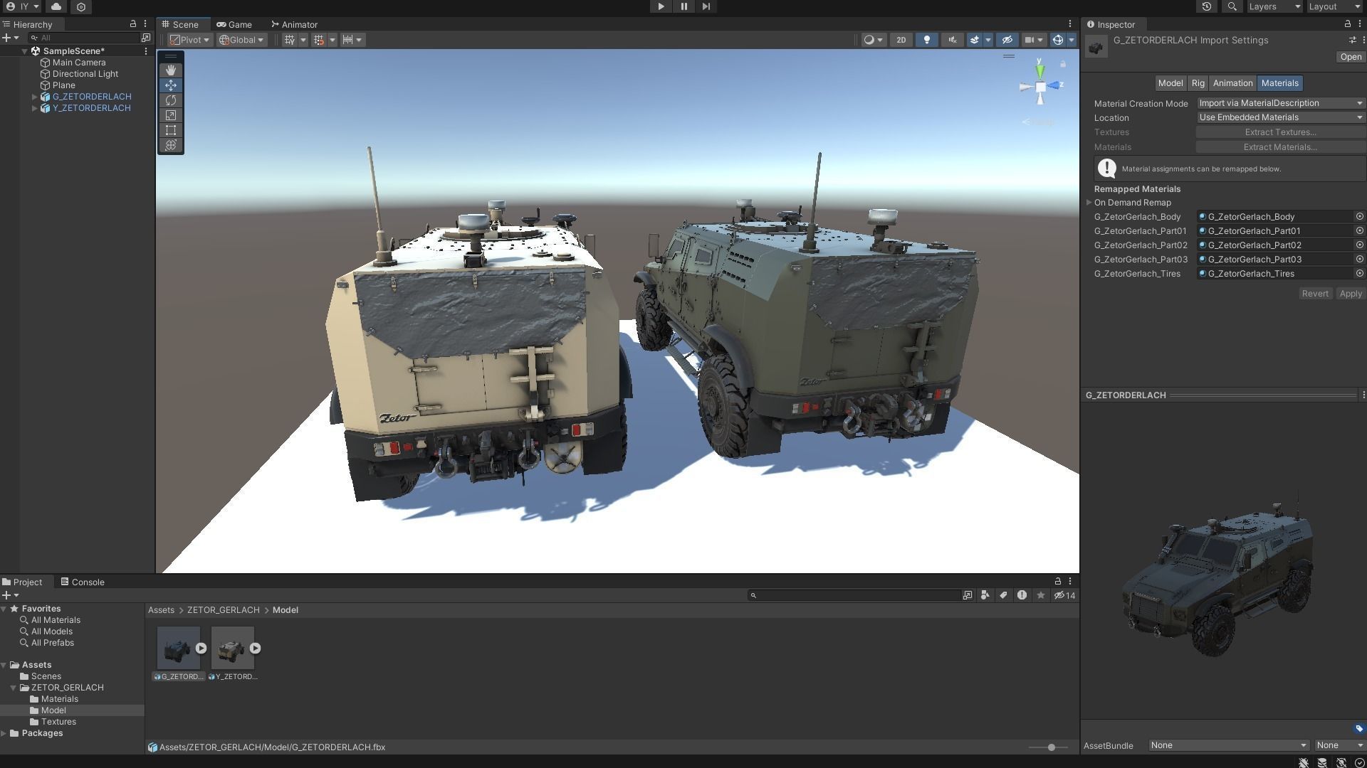 Zetor Gerlach 4x4 ATV Low-poly 3D model_61