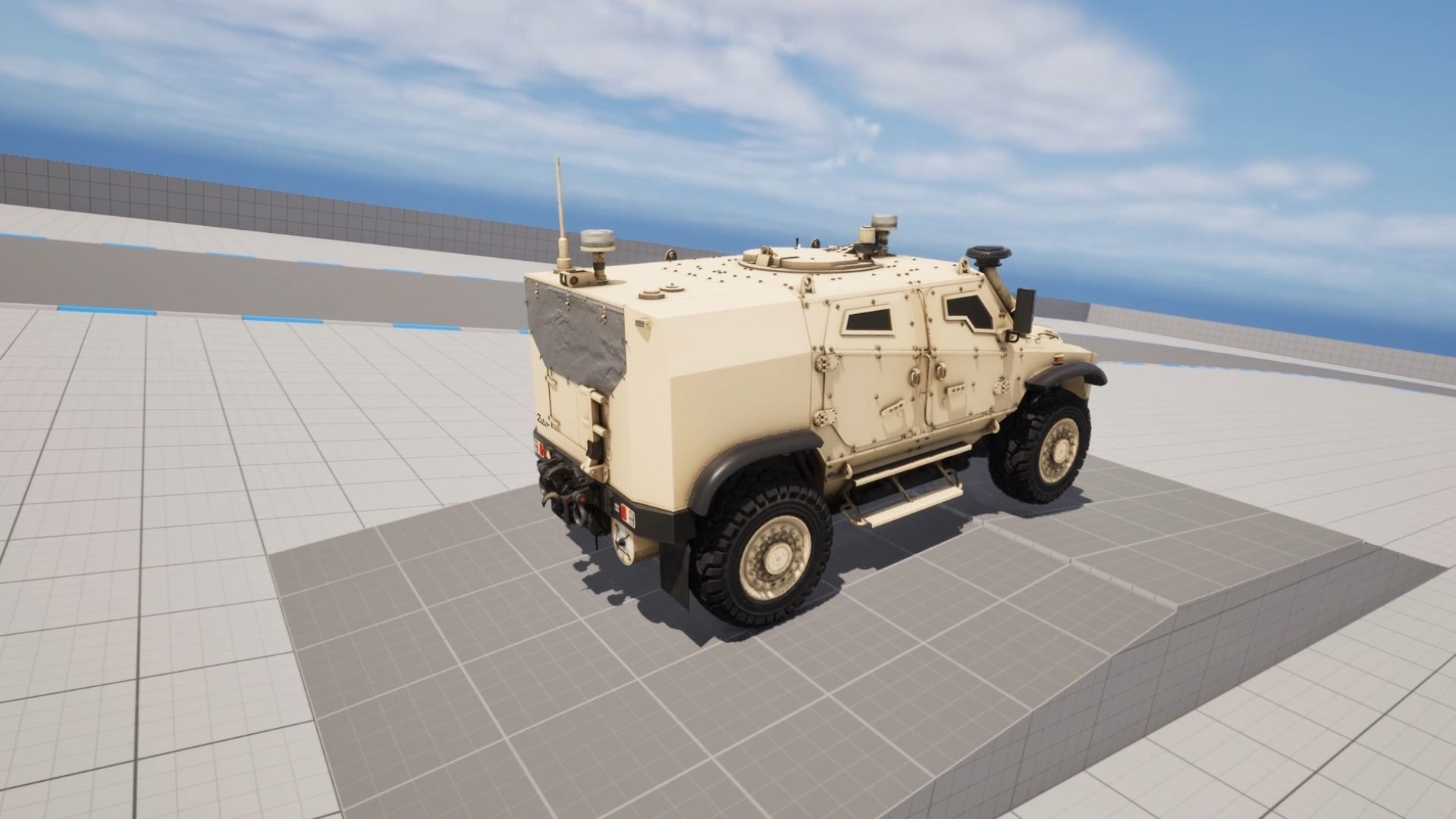 Zetor Gerlach 4x4 ATV Low-poly 3D model_69