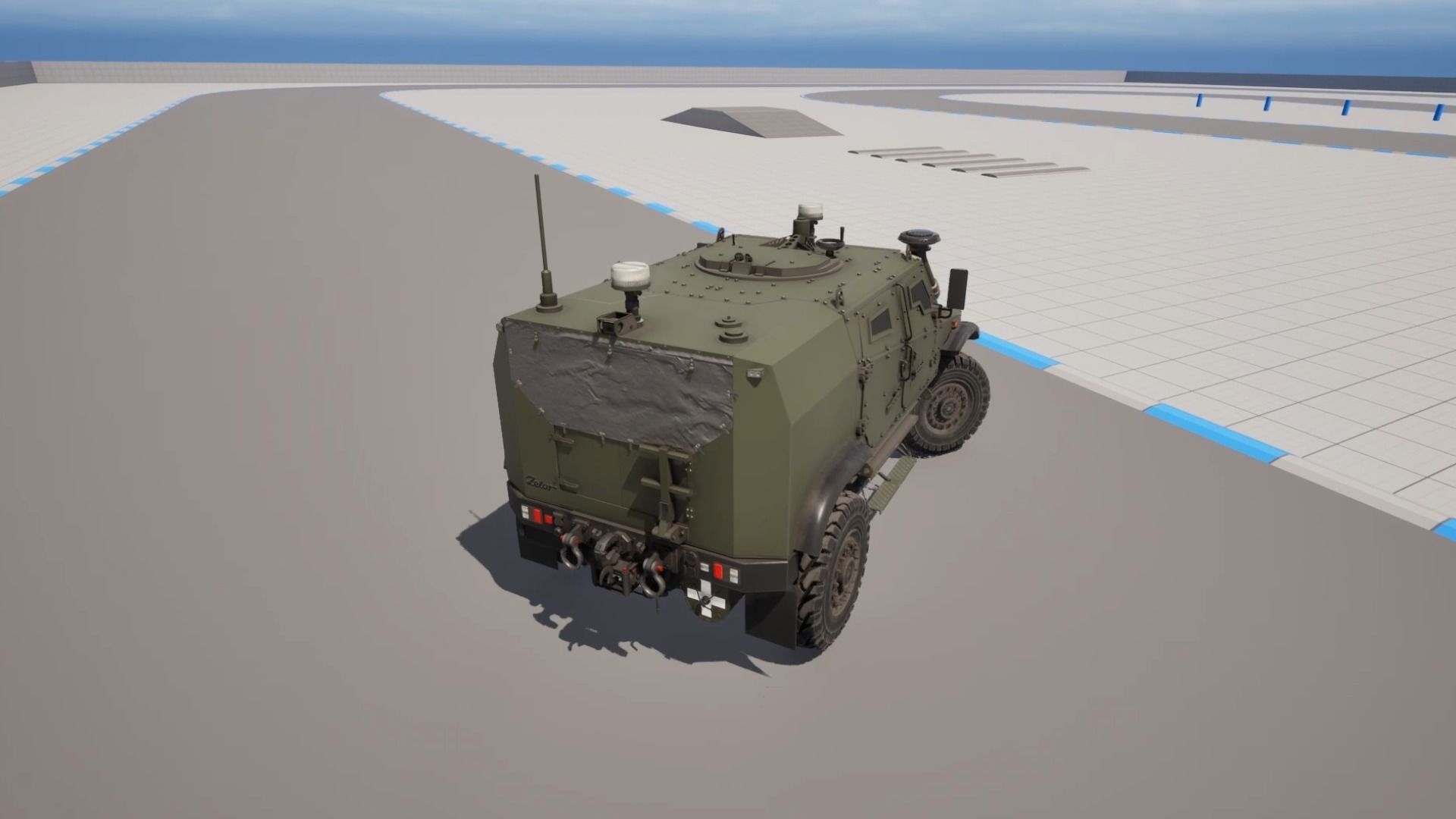 Zetor Gerlach 4x4 ATV Low-poly 3D model_64