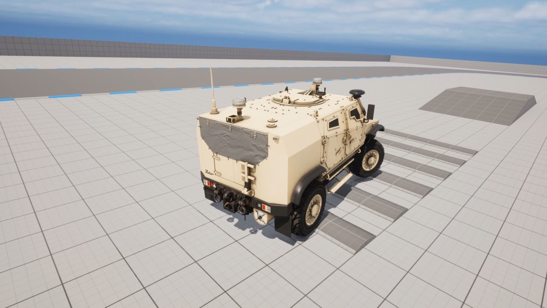 Zetor Gerlach 4x4 ATV Low-poly 3D model_68