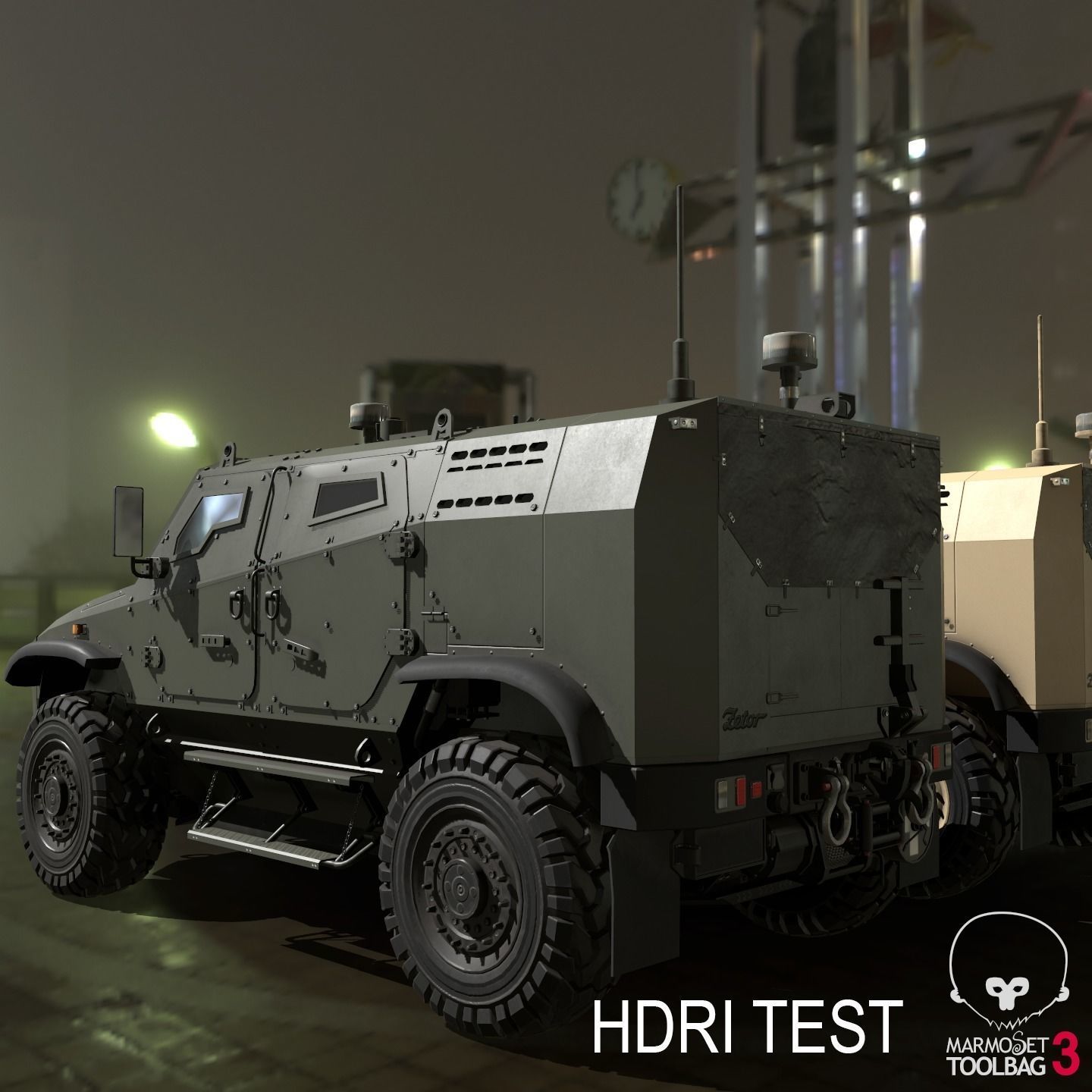 Zetor Gerlach 4x4 ATV Low-poly 3D model_7