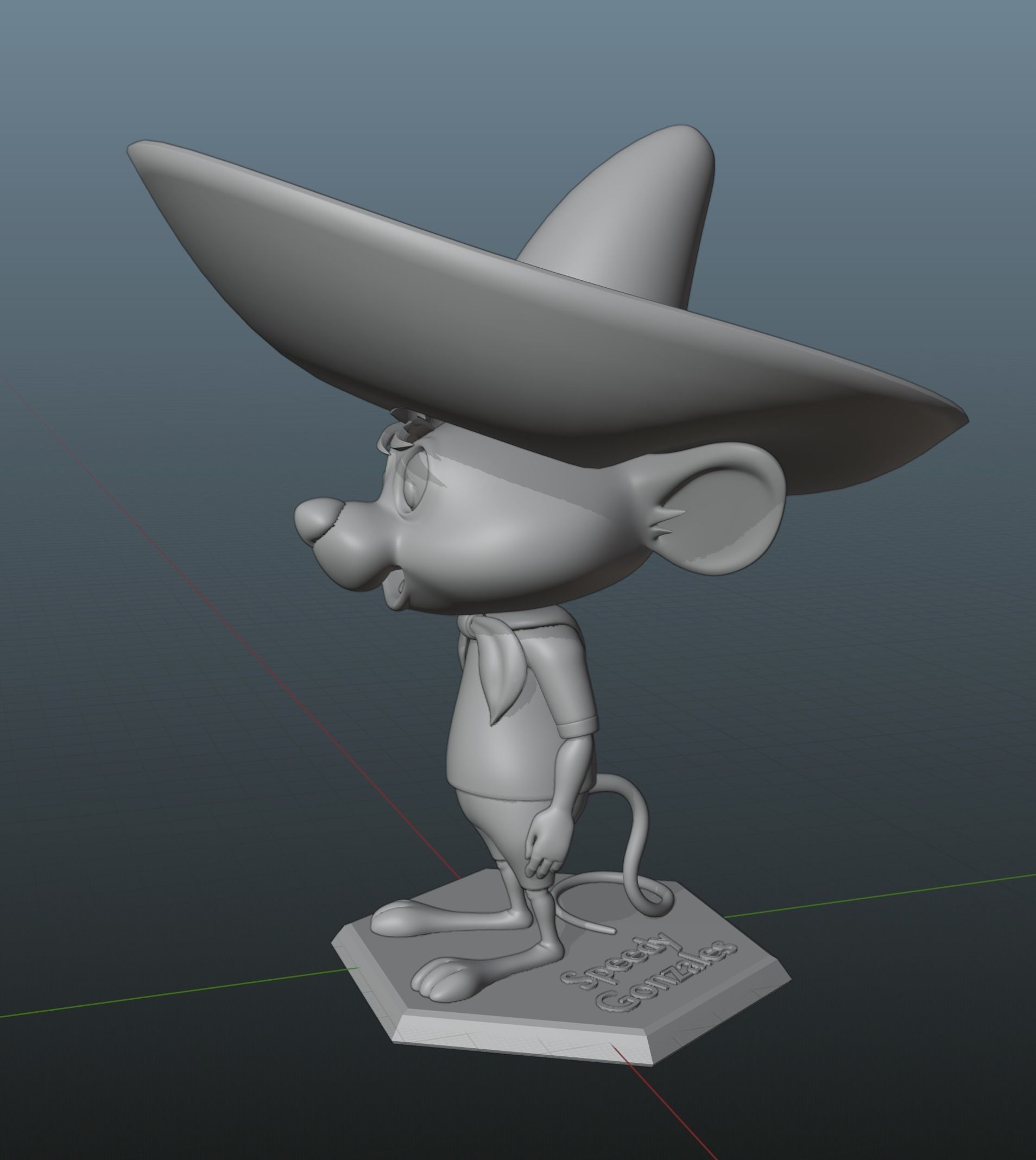 Speedy Gonzales 3D print model_16