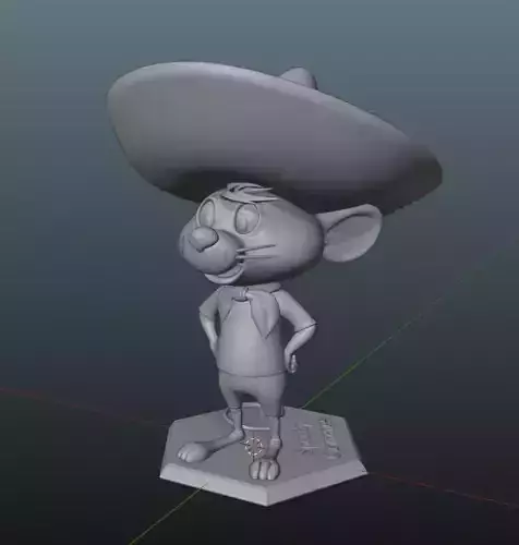 Speedy Gonzales 3D print model