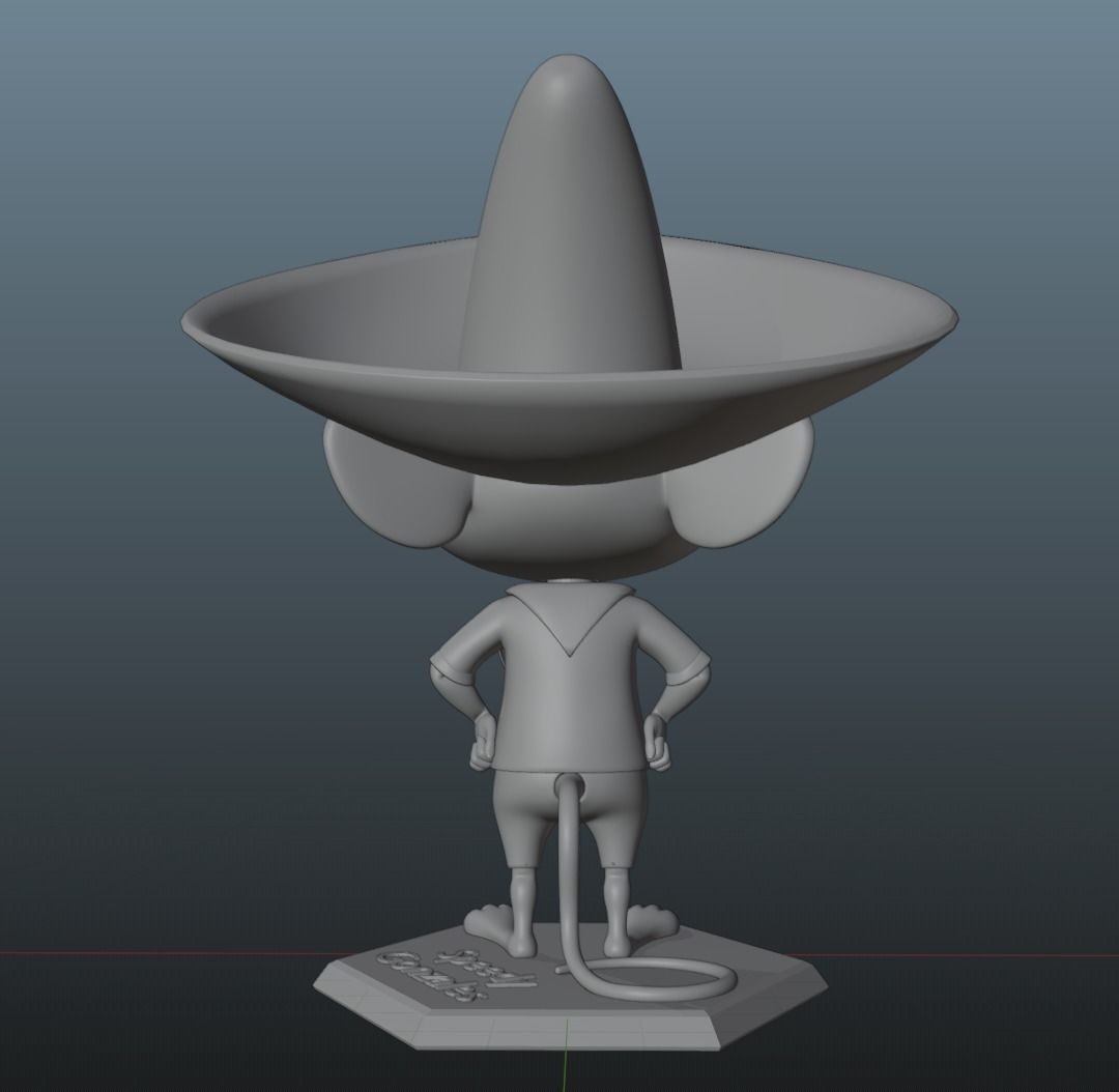 Speedy Gonzales 3D print model_3